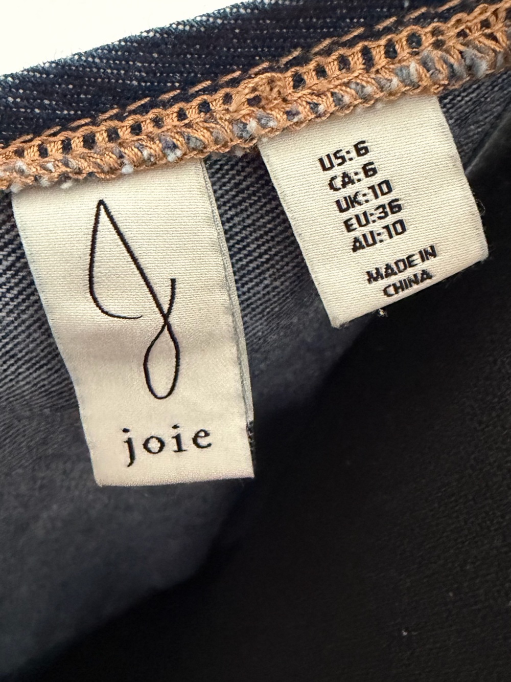Joie Dark Blue Denim Pinafore Dress - Picture 7 of 8